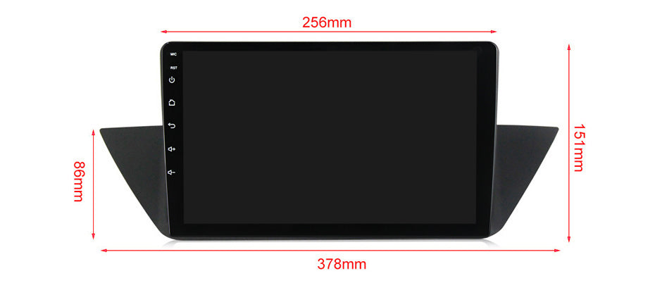 NaviFly NF Series Android 14 8G+256G 2K QLED screen CarPlay Auto DSP RDS 4GLte WIFI For BMW X1 2009-2012 10inch