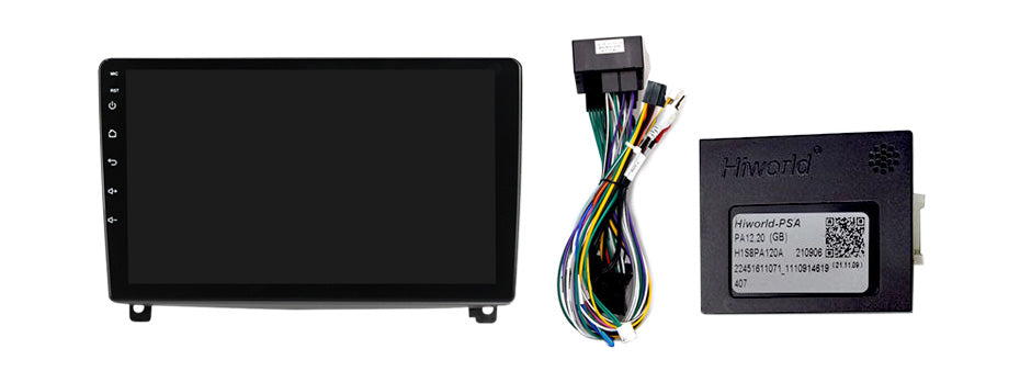 NaviFly NF Series Android 14 8G+256G 2K QLED screen CarPlay Auto DSP RDS 4GLte WIFI For Peugeot 407 2004-2011 9inch