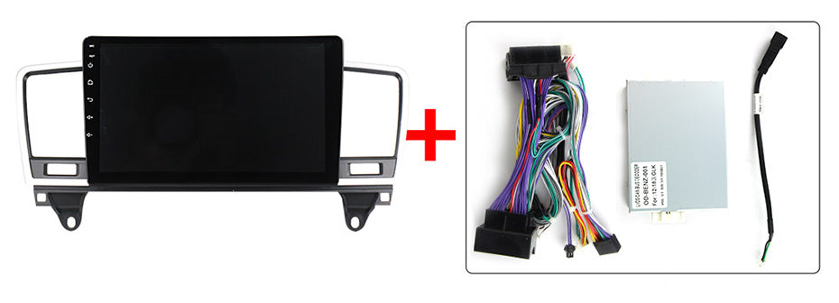 NaviFly NF Series Android 14 8G+256G 2K QLED screen CarPlay Auto DSP RDS 4GLte WIFI For Mercedes Benz M-Class W166 2011-2015 9.5Inch