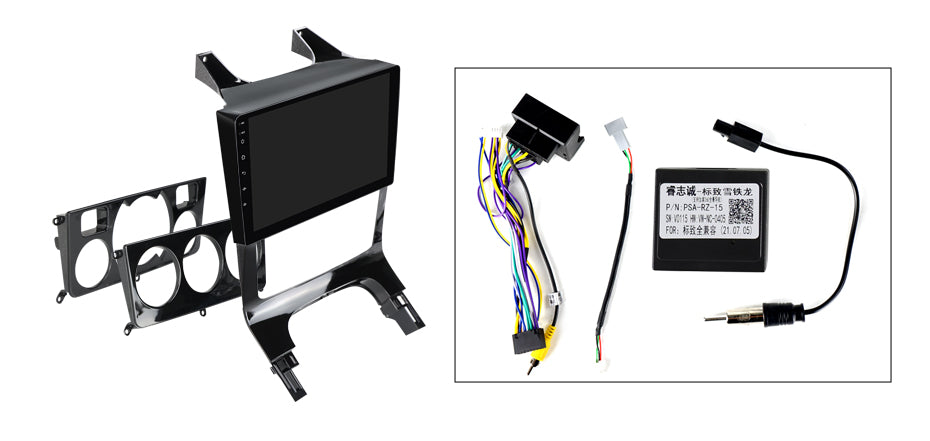 NaviFly NF Series Android 14 8G+256G 2K QLED screen CarPlay Auto DSP RDS 4GLte WIFI For Peugeot 3008 2009-2015 9inch