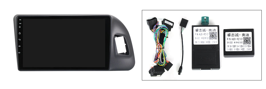 NaviFly NF Series Android 14 8G+256G 2K QLED screen CarPlay Auto DSP RDS 4GLte WIFI For Audi Q5 2005-2017 9inch