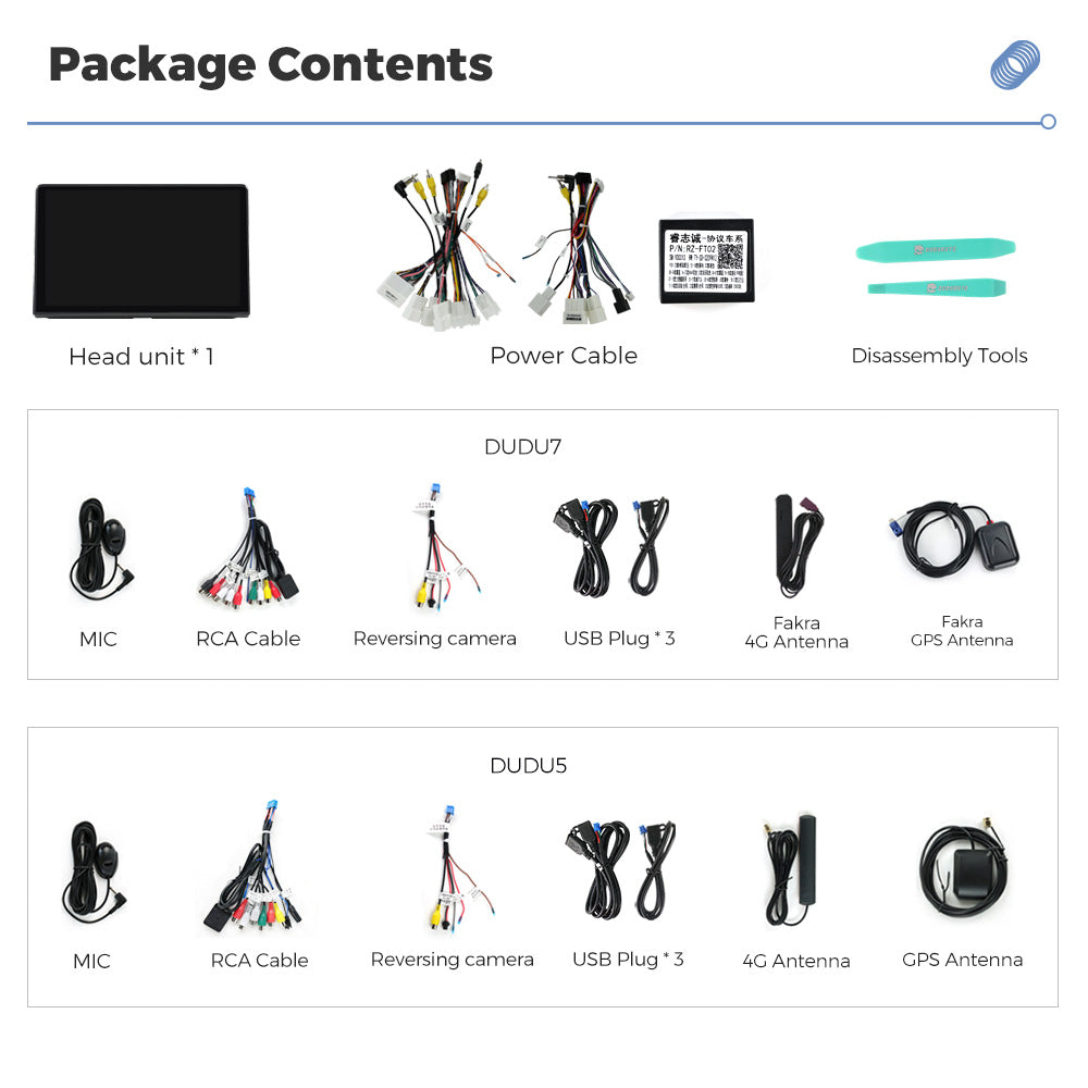 Navifly DUDU7 8core Car Audio Radio 12G+512G 12.8inch Multimedia Player 2k Screen Navigation Car-play Auto for TOYOTA Camry 2021-2023