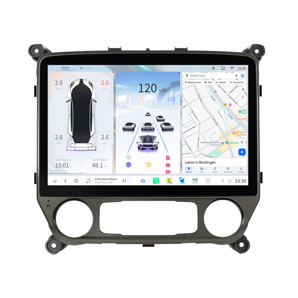 Navifly DUDU7 8core Car Audio Radio 12G+512G 12inch Multimedia Player 2k Screen Navigation Car-play Auto for SILVERADO GMC SIERRA 2014-2020