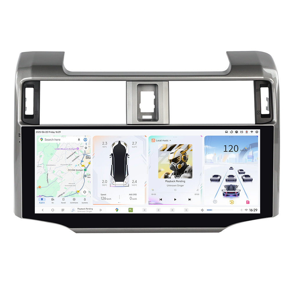 Navifly DUDU7 8core Car Audio Radio 12G+512G 12.3inch Multimedia Player 2k Screen Navigation Car-play Auto for TOYOTA 4Runner 2010-2023