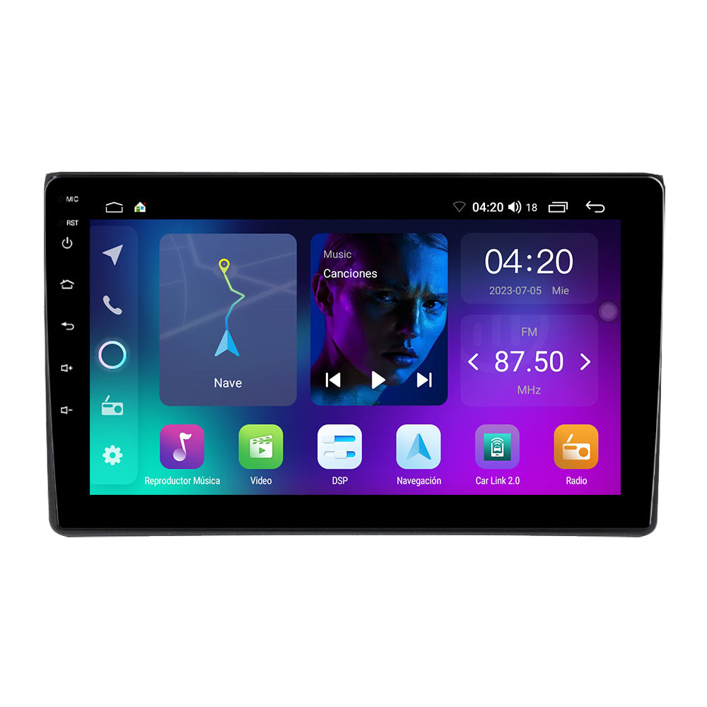 NaviFly NF Series Android 14 8G+256G 2K QLED screen CarPlay Auto DSP RDS 4GLte WIFI For Audi A4 9inch