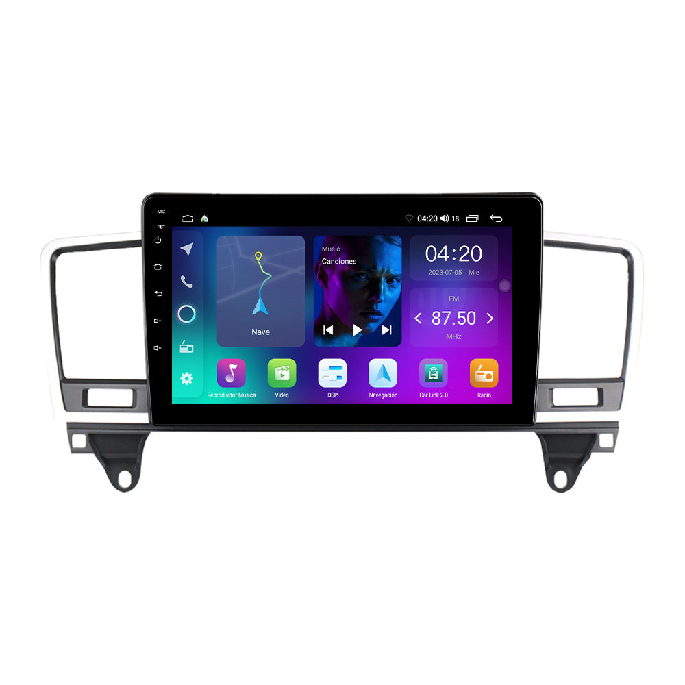 NaviFly NF Series Android 14 8G+256G 2K QLED screen CarPlay Auto DSP RDS 4GLte WIFI For Mercedes Benz M-Class W166 2011-2015 9.5Inch
