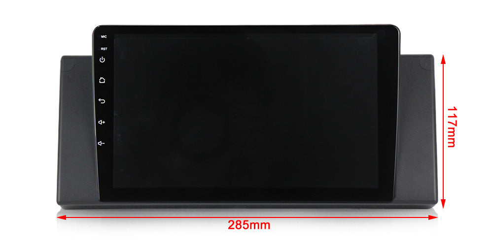 NaviFly NF Series Android 14 8G+256G 2K QLED screen CarPlay Auto DSP RDS 4GLte WIFI For BMW E53 9inch