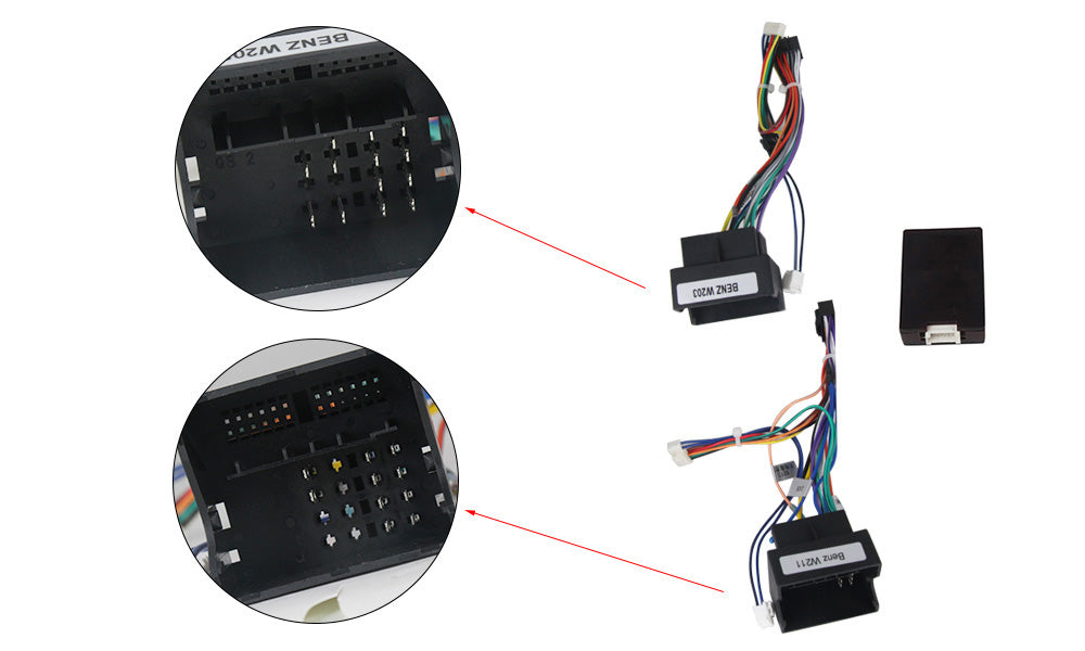 NaviFly NF Series Android 14 8G+256G 2K QLED screen CarPlay Auto DSP RDS 4GLte WIFI For Mercedes Benz W211 9.5Inch