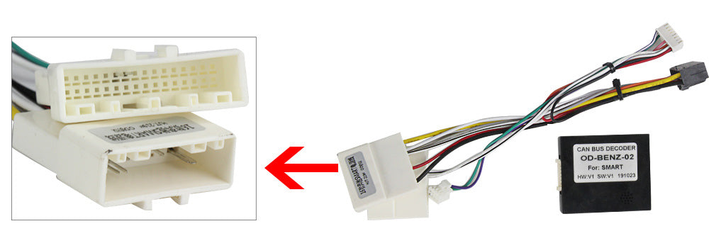 NaviFly NF Series Android 14 8G+256G 2K QLED screen CarPlay Auto DSP RDS 4GLte WIFI For Mercedes Benz Smart 2014-2020 9.5Inch