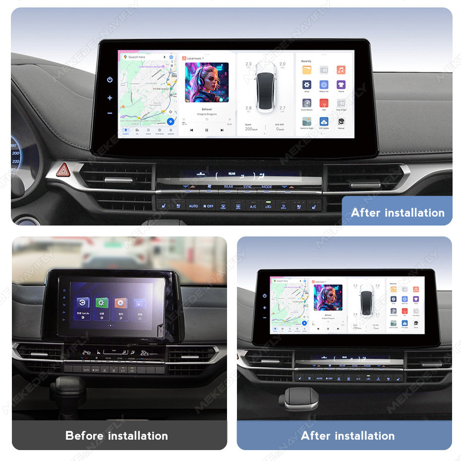 Navifly DUDU7 8core Car Audio Radio 12G+512G 12.3inch Multimedia Player 2k Screen Navigation Car-play Auto for TOYOTA SIENNA GRANVIA 2022-Present