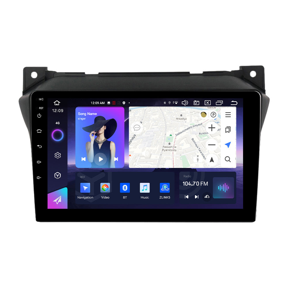 NaviFly NF Series Android 14 8G+256G 2K QLED screen CarPlay Auto DSP RDS 4GLte WIFI For Suzuki Alto 2009-2016 9inch
