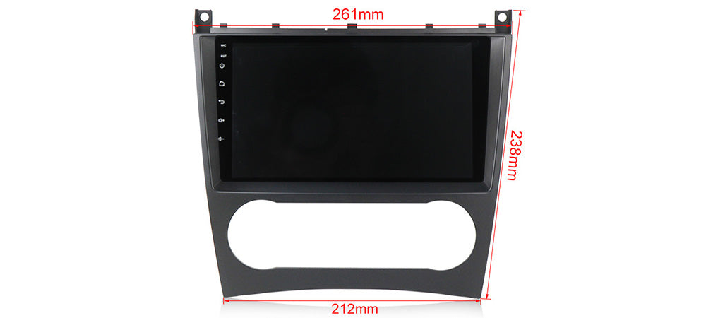 NaviFly NF Series Android 14 8G+256G 2K QLED screen CarPlay Auto DSP RDS 4GLte WIFI For Mercedes Benz W203 9.5Inch