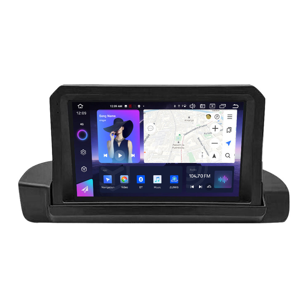 NaviFly NF Series Android 14 8G+256G 2K QLED screen CarPlay Auto DSP RDS 4GLte WIFI For BMW E90 E91 E92 E93 9inch