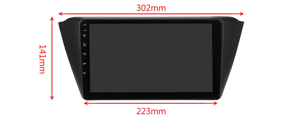 NaviFly NF Series Android 14 8G+256G 2K QLED screen CarPlay Auto DSP RDS 4GLte WIFI For Skoda Fabia 2015 10inch