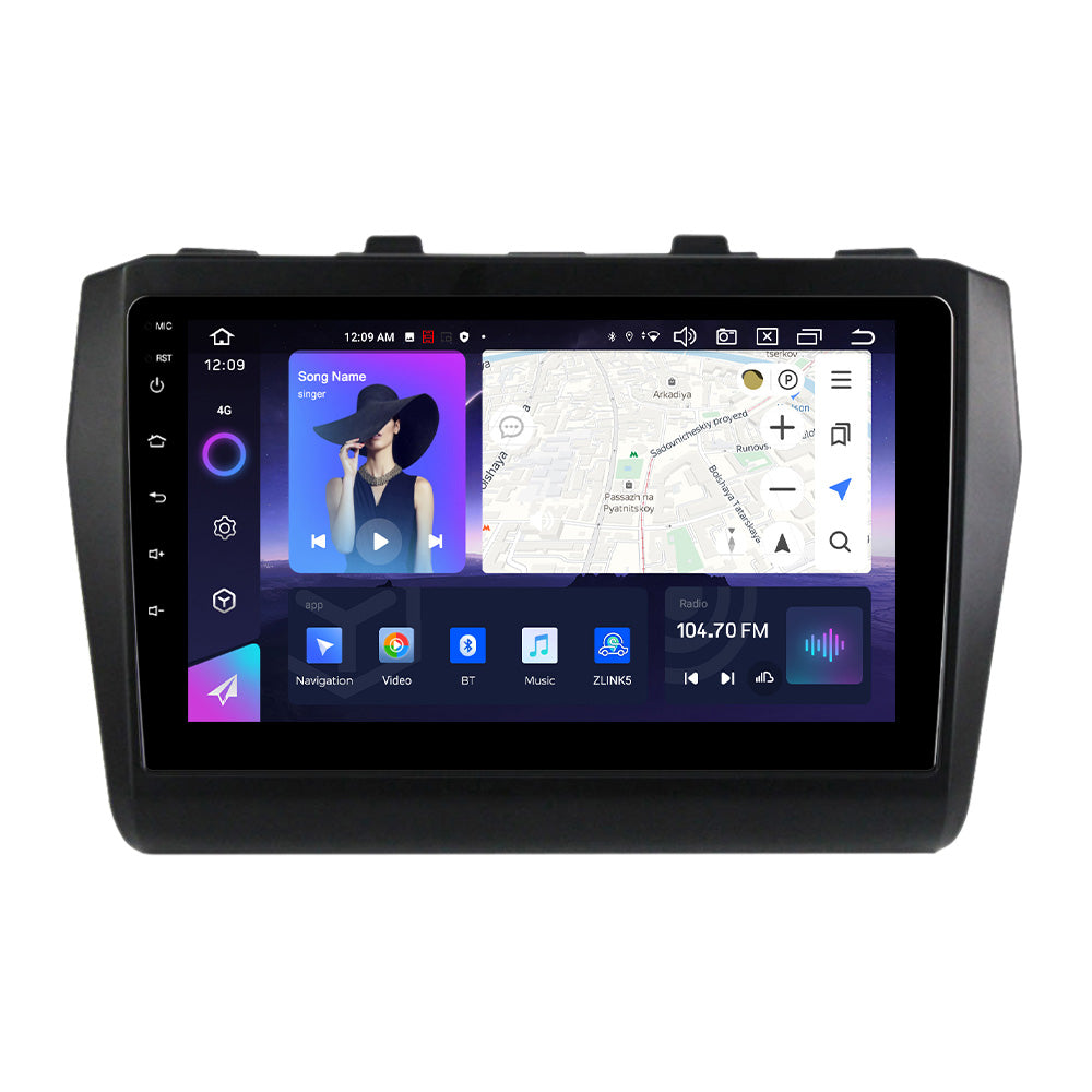 NaviFly NF Series Android 14 8G+256G 2K QLED screen CarPlay Auto DSP RDS 4GLte WIFI For Suzuki Swift 2016-2020 9inch