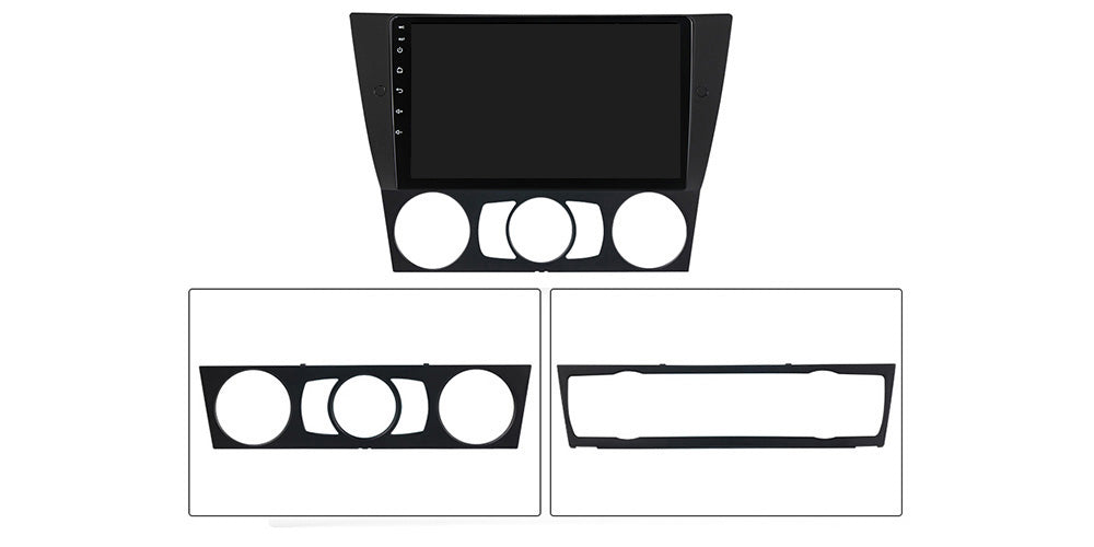 NaviFly NF Series Android 14 8G+256G 2K QLED screen CarPlay Auto DSP RDS 4GLte WIFI For BMW E90 9inch