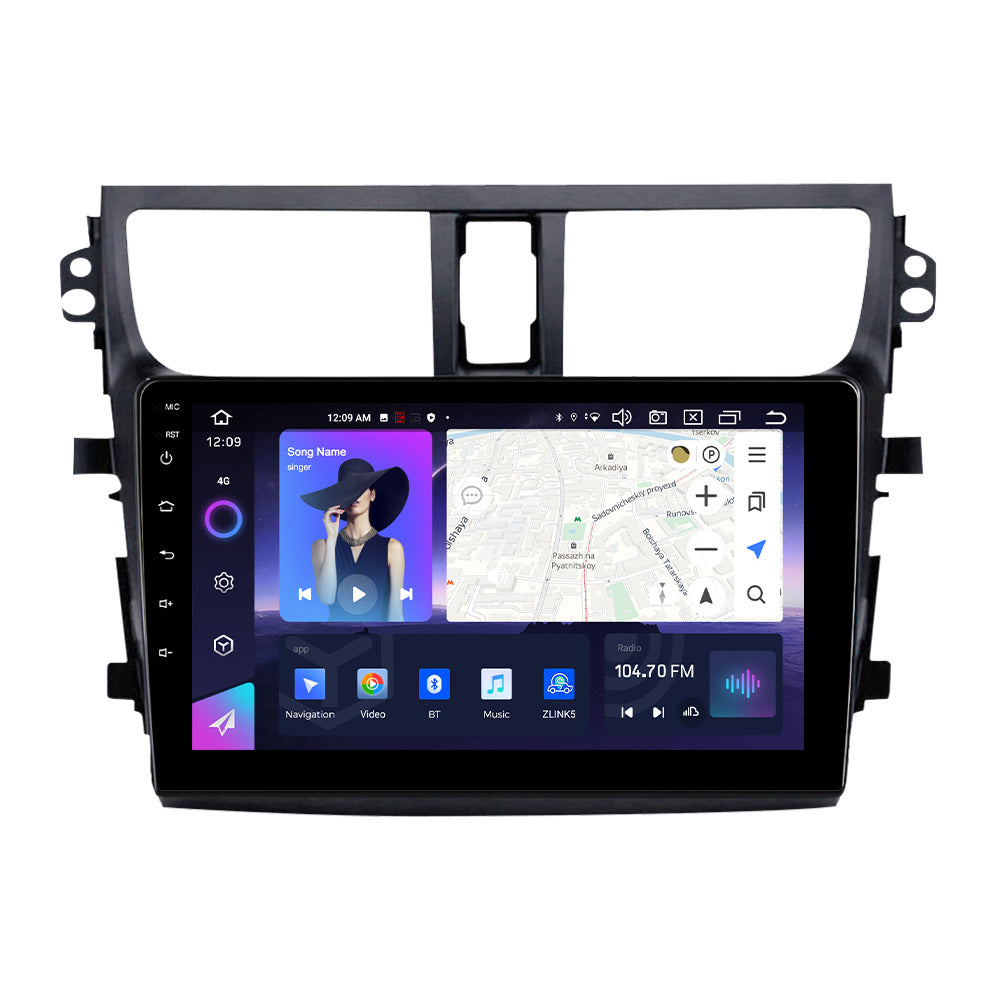 NaviFly NF Series Android 14 8G+256G 2K QLED screen CarPlay Auto DSP RDS 4GLte WIFI For Suzuki Celerio 2015-2018 9inch
