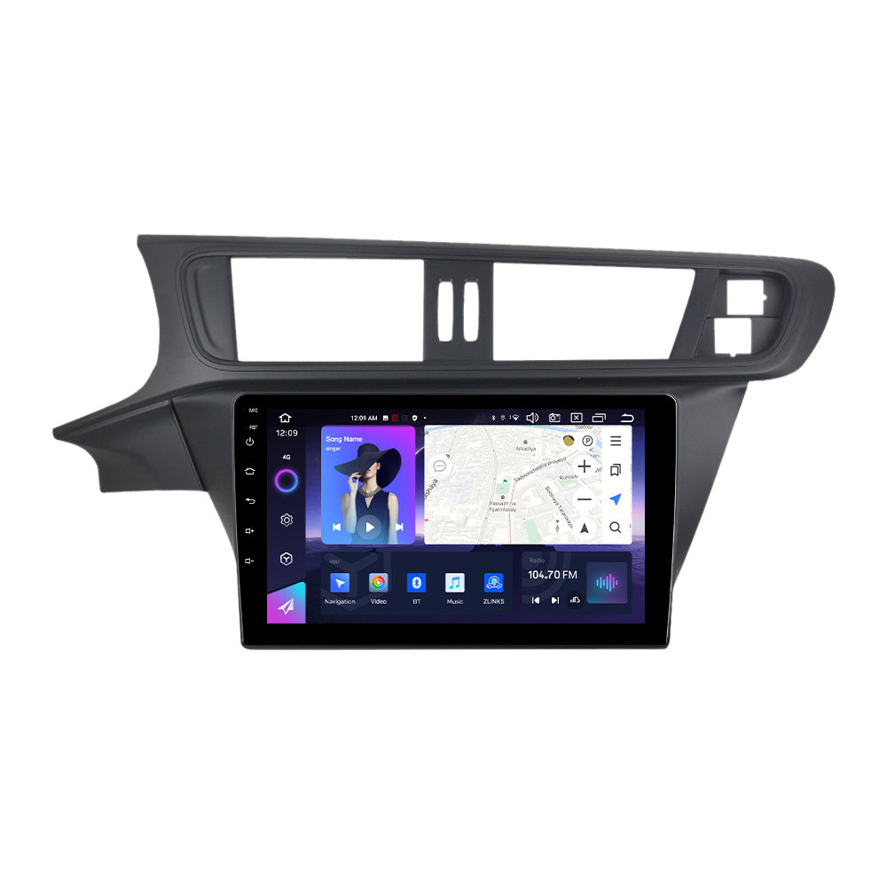 NaviFly NF Series Android 14 8G+256G 2K QLED screen CarPlay Auto DSP RDS 4GLte WIFI For Citroen C3-XR 2010-2015 10inch