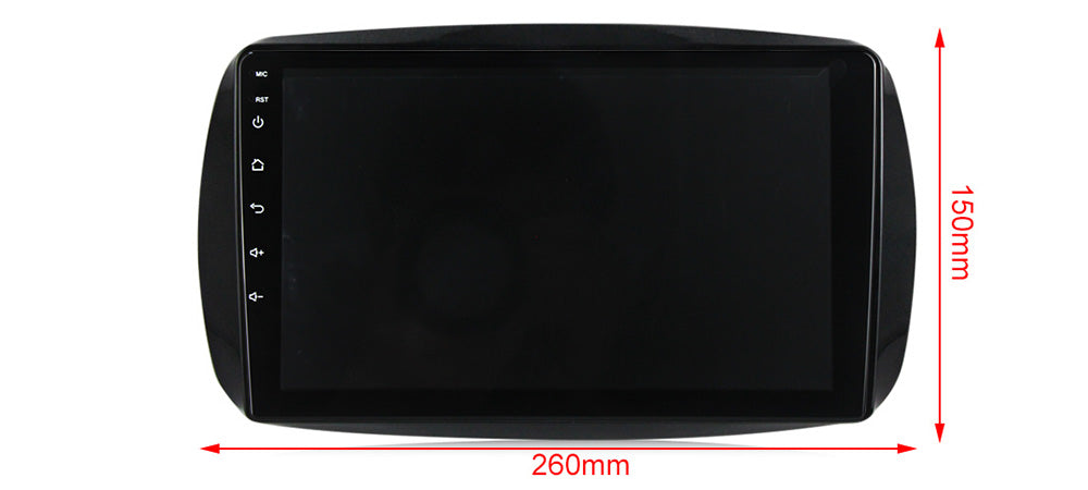 NaviFly NF Series Android 14 8G+256G 2K QLED screen CarPlay Auto DSP RDS 4GLte WIFI For Mercedes Benz Smart 2014-2020 9.5Inch