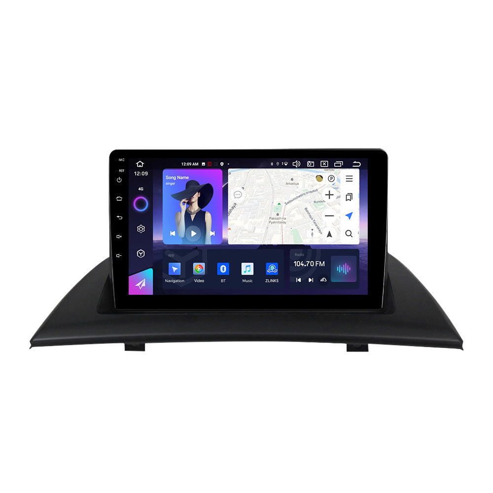 NaviFly NF Series Android 14 8G+256G 2K QLED screen CarPlay Auto DSP RDS 4GLte WIFI For BMW X3 E83 2004-2012 9inch