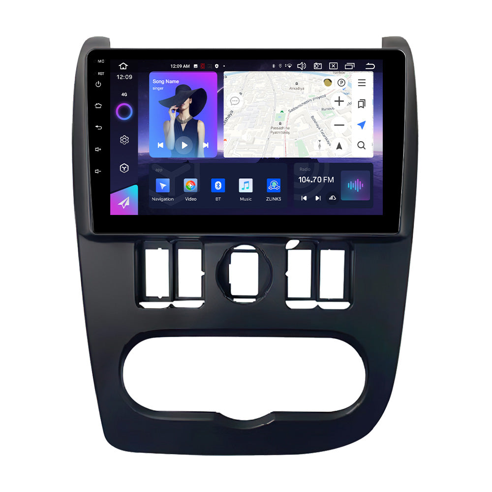 NaviFly NF Series Android 14 8G+256G 2K QLED screen CarPlay Auto DSP RDS 4GLte WIFI For Lada largus 2012-2020 LHD 9inch