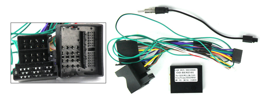 NaviFly NF Series Android 14 8G+256G 2K QLED screen CarPlay Auto DSP RDS 4GLte WIFI For Benz W209 9inch