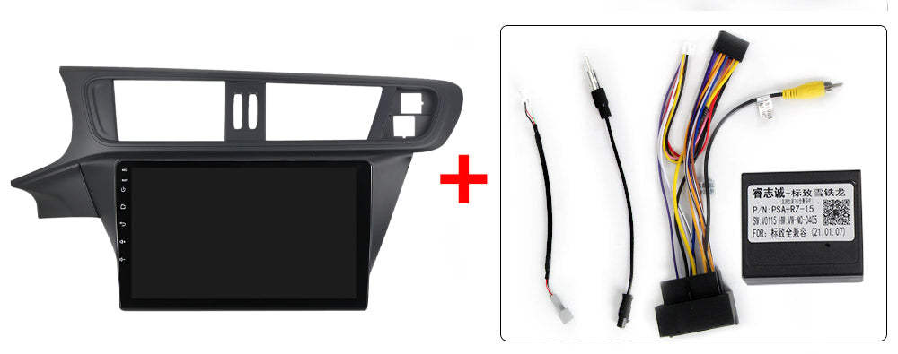 NaviFly NF Series Android 14 8G+256G 2K QLED screen CarPlay Auto DSP RDS 4GLte WIFI For Citroen C3-XR 2010-2015 10inch