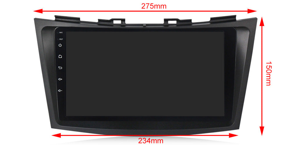 NaviFly NF Series Android 14 8G+256G 2K QLED screen CarPlay Auto DSP RDS 4GLte WIFI For Suzuki Swift 2011-2015 9inch