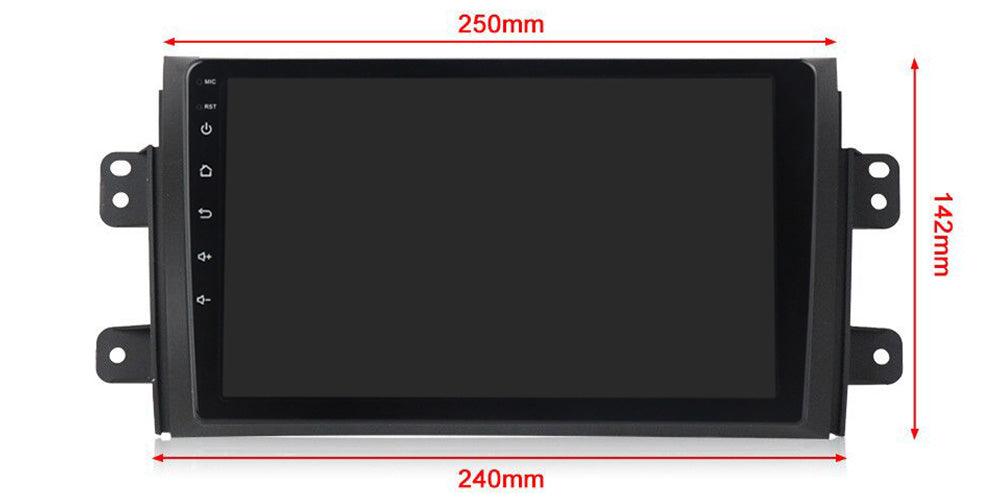 NaviFly NF Series Android 14 8G+256G 2K QLED screen CarPlay Auto DSP RDS 4GLte WIFI For Suzuki SX4 2006-2014 9inch