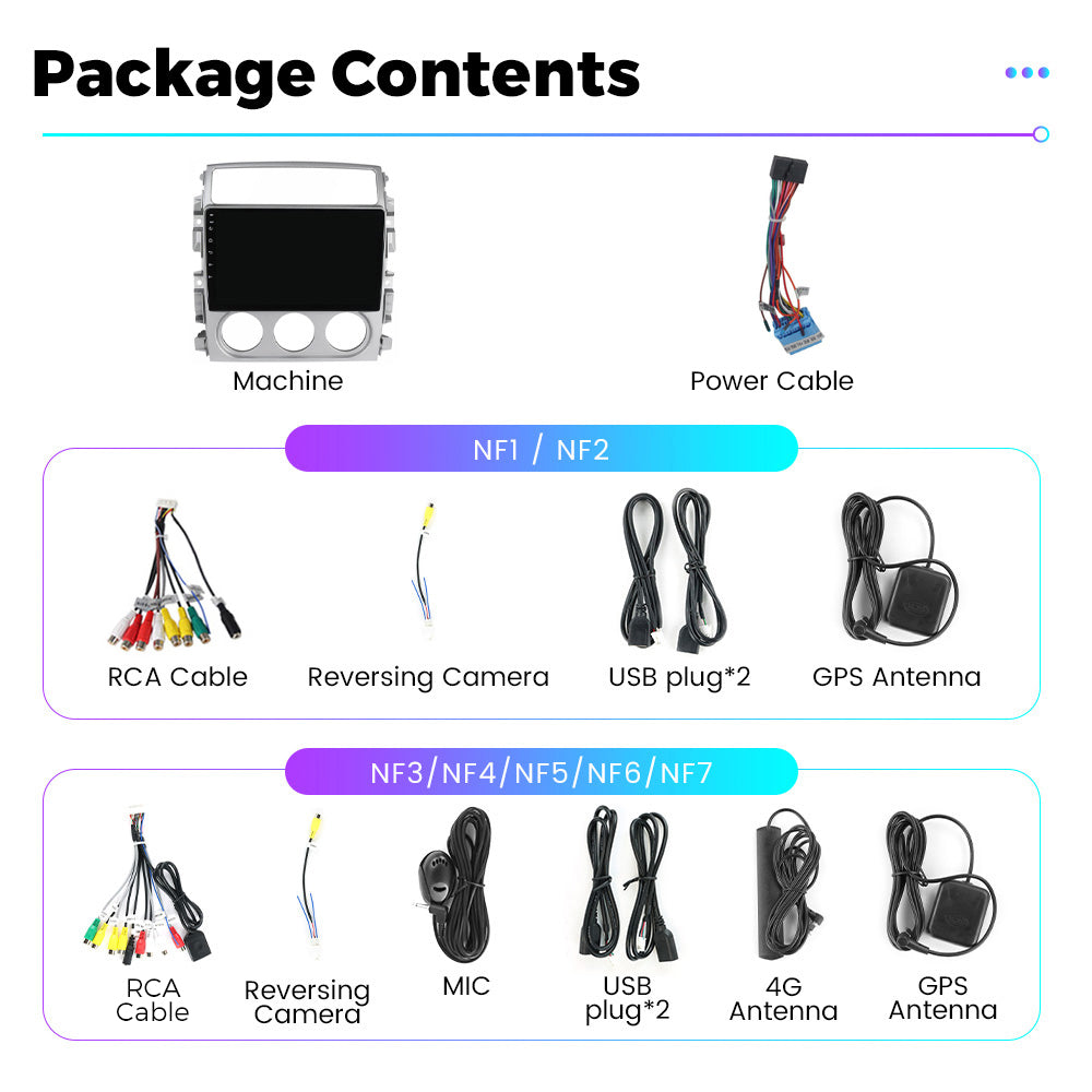 NaviFly NF Series Android 14 8G+256G 2K QLED screen CarPlay Auto DSP RDS 4GLte WIFI For Suzuki Liana 2004-2008 9Inch