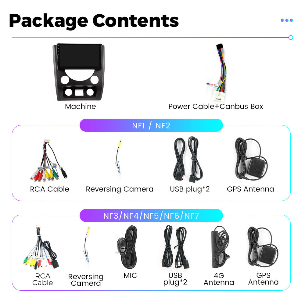 NaviFly NF Series Android 14 8G+256G 2K QLED screen CarPlay Auto DSP RDS 4GLte WIFI For Ssangyong Rexton W 2014-2016 9inch