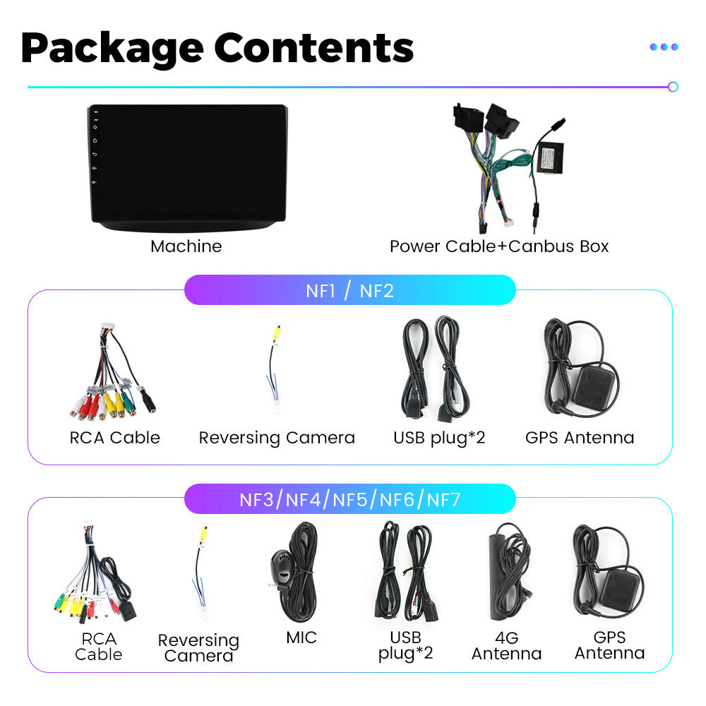 NaviFly NF Series Android 14 8G+256G 2K QLED screen CarPlay Auto DSP RDS 4GLte WIFI For Benz Vito 2011-2015 10.36inch