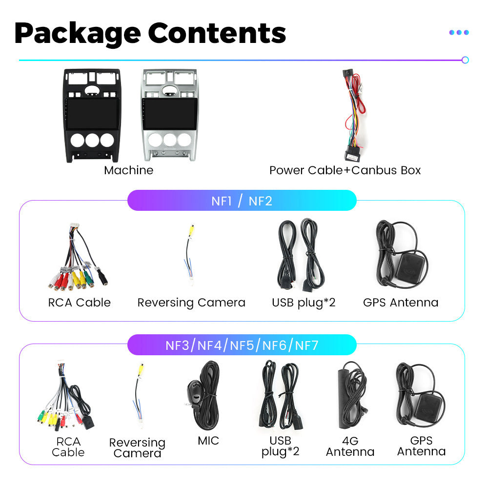 NaviFly NF Series Android 14 8G+256G 2K QLED screen CarPlay Auto DSP RDS 4GLte WIFI For Lada Priora 2007-2013 9inch