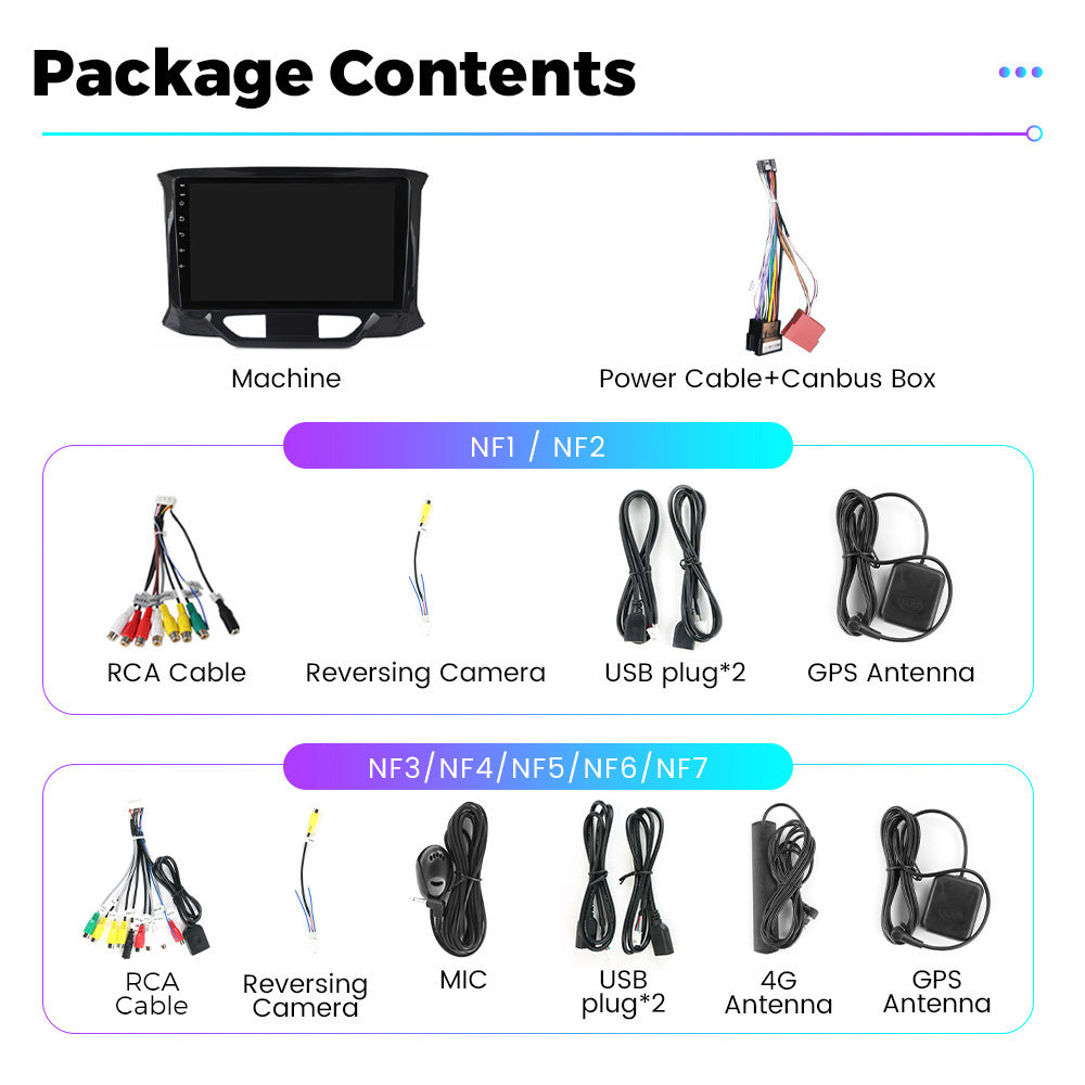 NaviFly NF Series Android 14 8G+256G 2K QLED screen CarPlay Auto DSP RDS 4GLte WIFI For LADA X-RAY 2015-2019 9inch