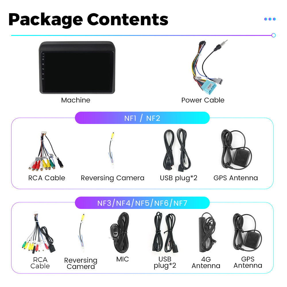 NaviFly NF Series Android 14 8G+256G 2K QLED screen CarPlay Auto DSP RDS 4GLte WIFI For Suzuki Ertiga 2018-2020 9inch