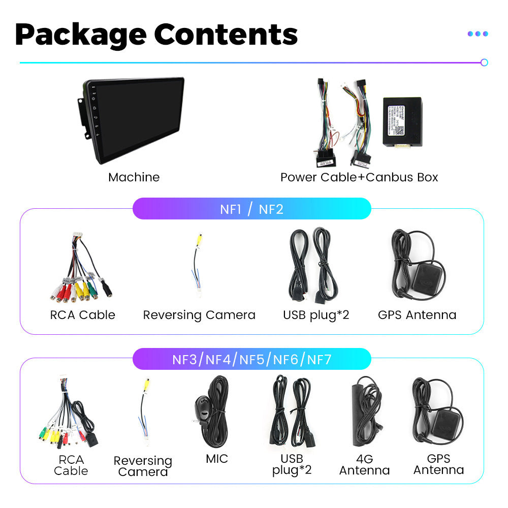 NaviFly NF Series Android 14 8G+256G 2K QLED screen CarPlay Auto DSP RDS 4GLte WIFI For Benz C CLK G Viano Vito W203 W209  W463 W639 9inch