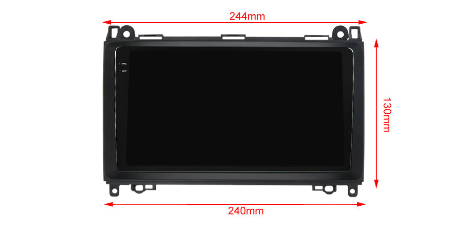 NaviFly NF Series Android 14 8G+256G 2K QLED screen CarPlay Auto DSP RDS 4GLte WIFI For Mercedes Benz B200 9.5Inch