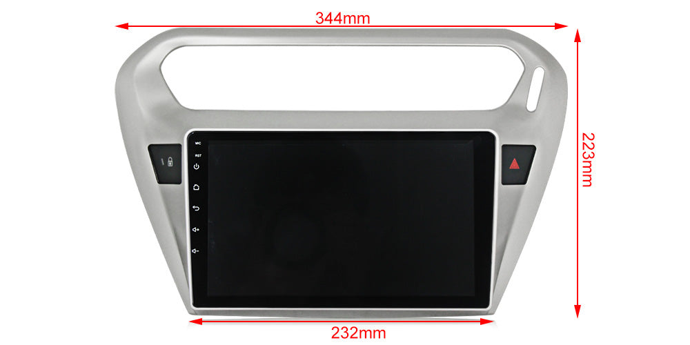 NaviFly NF Series Android 14 8G+256G 2K QLED screen CarPlay Auto DSP RDS 4GLte WIFI For Peugeot 301 2013-2016 9inch