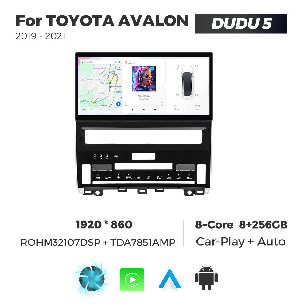 Navifly DUDU7 8core Car Audio Radio 12G+512G 12inch Multimedia Player 2k Screen Navigation Car-play Auto for TOYOTA AVALON 2019-2021