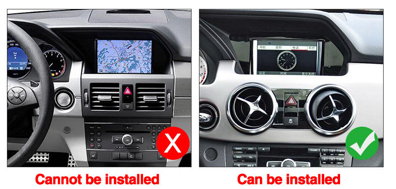NaviFly NF Series Android 14 8G+256G 2K QLED screen CarPlay Auto DSP RDS 4GLte WIFI For Mercedes Benz GLK-Class X204 2013-2015(NTG 4.5) 9.5Inch