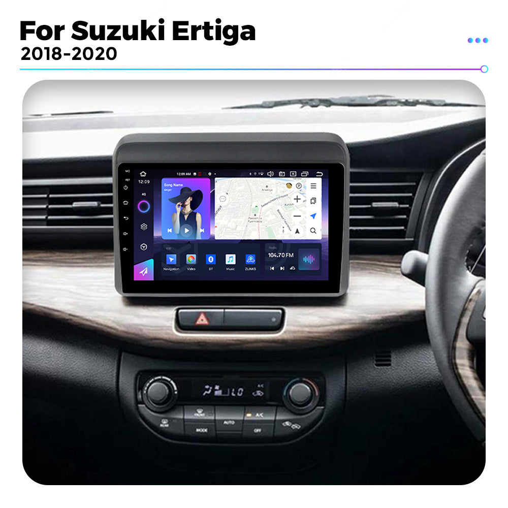 NaviFly NF Series Android 14 8G+256G 2K QLED screen CarPlay Auto DSP RDS 4GLte WIFI For Suzuki Ertiga 2018-2020 9inch