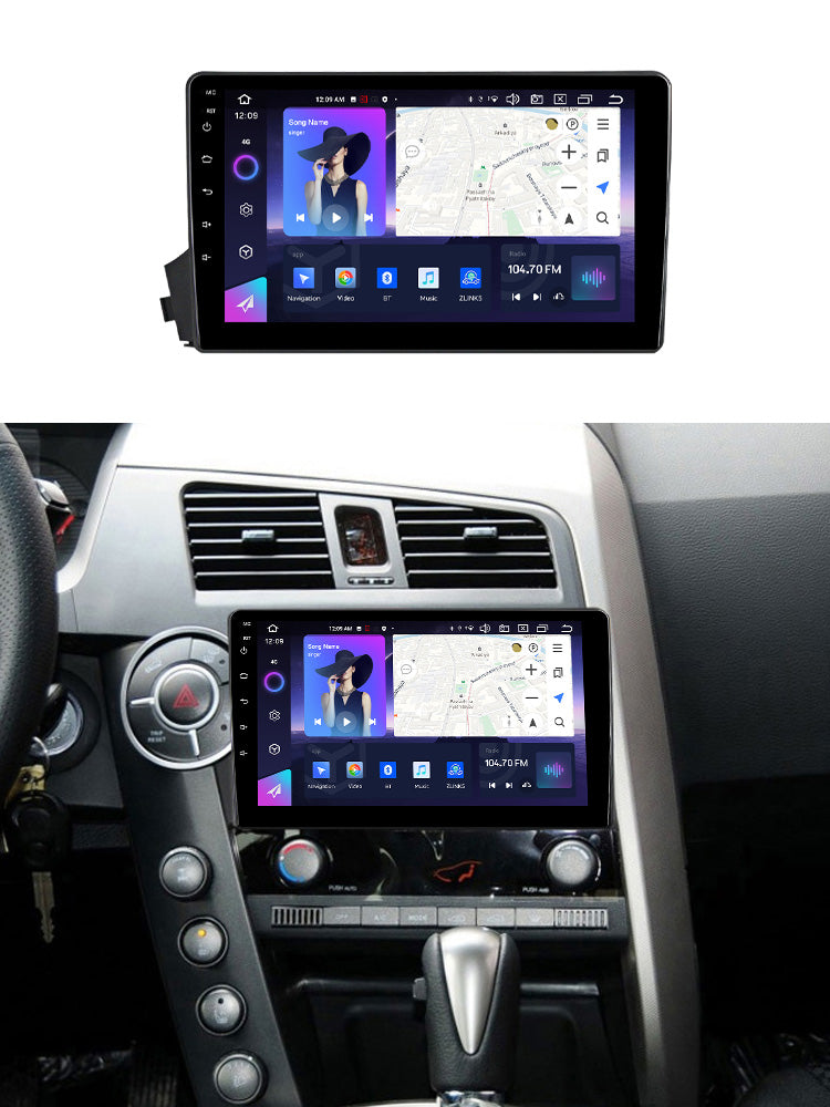 NaviFly NF Series Android 14 8G+256G 2K QLED screen CarPlay Auto DSP RDS 4GLte WIFI For Ssangyong Kyron 2005-2011 9inch