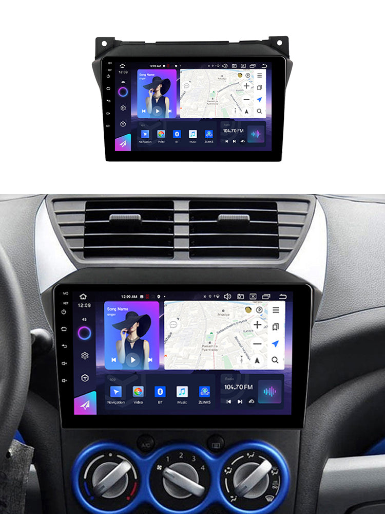 NaviFly NF Series Android 14 8G+256G 2K QLED screen CarPlay Auto DSP RDS 4GLte WIFI For Suzuki Alto 2009-2016 9inch