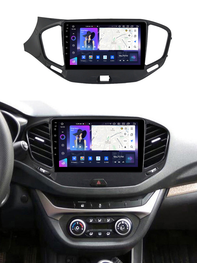 NaviFly NF Series Android 14 8G+256G 2K QLED screen CarPlay Auto DSP RDS 4GLte WIFI For LADA Vesta 2015-2020 9inch