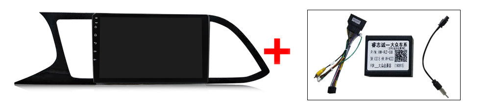 NaviFly NF Series Android 14 8G+256G 2K QLED screen CarPlay Auto DSP RDS 4GLte WIFI For Seat Leon 2012-2018 9inch