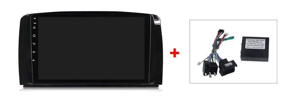 NaviFly NF Series Android 14 8G+256G 2K QLED screen CarPlay Auto DSP RDS 4GLte WIFI For Mercedes Benz R300 R350 2007-2011 9.5Inch