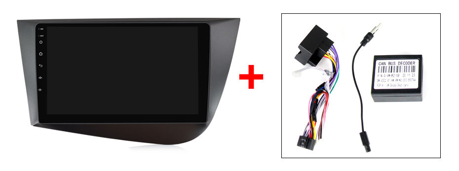 NaviFly NF Series Android 14 8G+256G 2K QLED screen CarPlay Auto DSP RDS 4GLte WIFI For Seat Leon 2005-2012 9inch