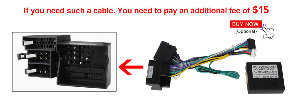 NaviFly NF Series Android 14 8G+256G 2K QLED screen CarPlay Auto DSP RDS 4GLte WIFI For Mercedes Benz Smart 2006-2009 9.5Inch