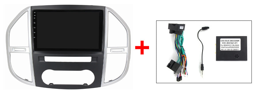 NaviFly NF Series Android 14 8G+256G 2K QLED screen CarPlay Auto DSP RDS 4GLte WIFI For Mercedes Benz Vito3 W44 2014-2020 10.36Inch