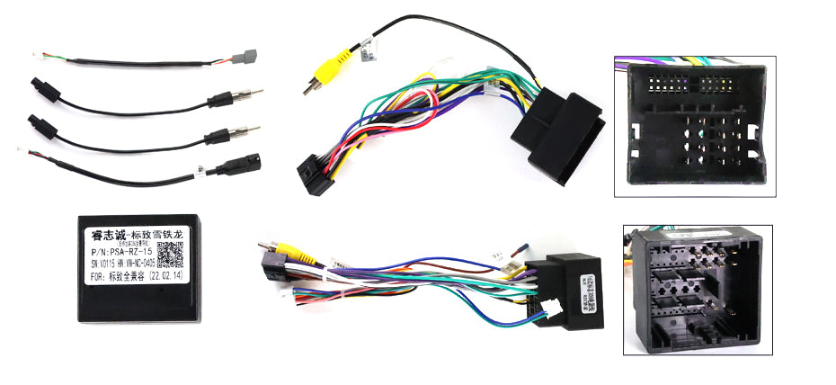 NaviFly NF Series Android 14 8G+256G 2K QLED screen CarPlay Auto DSP RDS 4GLte WIFI For Peugeot 308 2013-2017-AB 9inch